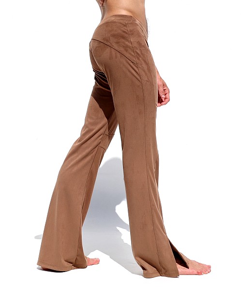 Rufskin Stilato Stretch "Suede" Flare Leg Pant Bark