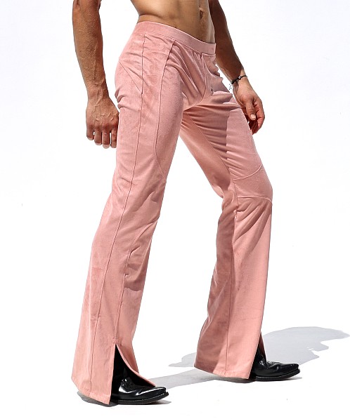 Rufskin Stilato Stretch "Suede" Flare Leg Pant Rose