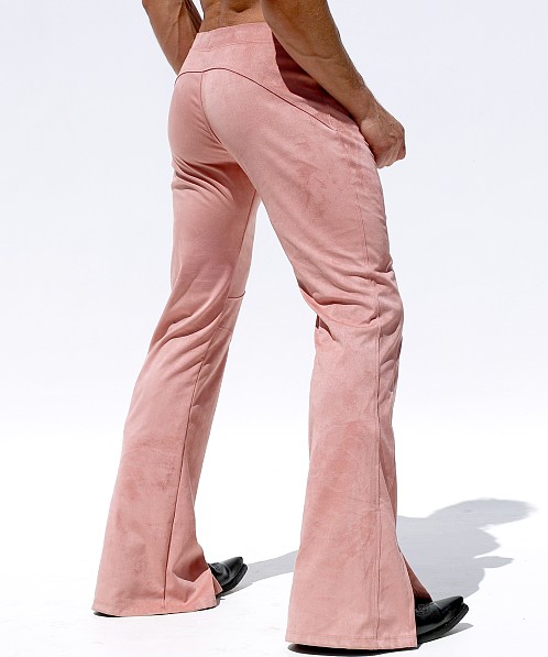 Rufskin Stilato Stretch "Suede" Flare Leg Pant Rose