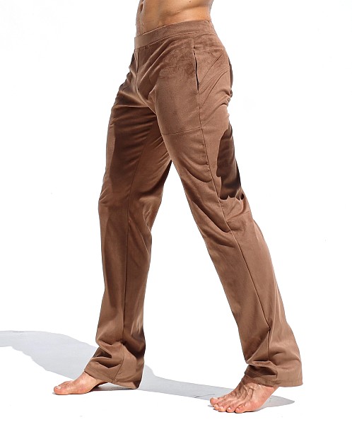 Rufskin Stephan Stretch "Suede" Straight Leg Pant Bark