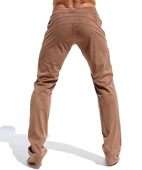 Rufskin Stephan Stretch "Suede" Straight Leg Pant Bark