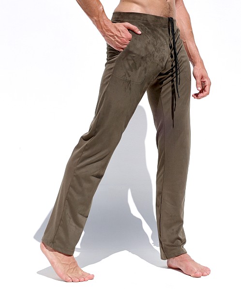 Rufskin Stephan Stretch "Suede" Straight Leg Pant Moss