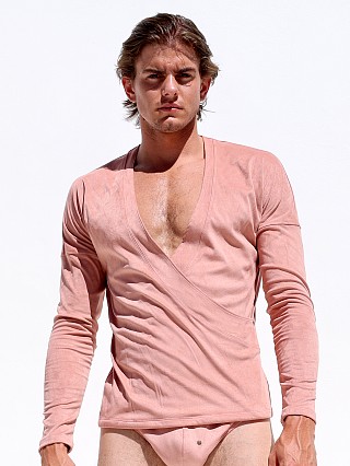 Complete the look: Rufskin Lucien Stretch "Suede" Long Sleeve X Shirt Rose