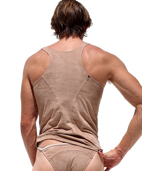 Rufskin Artus Stretch "Suede" Tank Top Dune