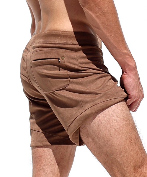 Rufskin Emile Stretch "Suede" Sport-Lounge Short Bark