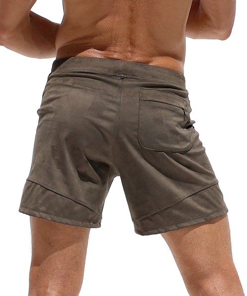 Rufskin Emile Stretch "Suede" Sport-Lounge Short Moss