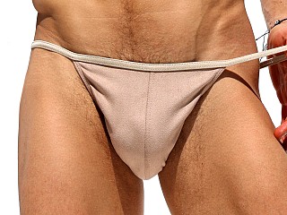 Complete the look: Rufskin Joey Stretch "Suede" Cheeky Euro Brief Dune