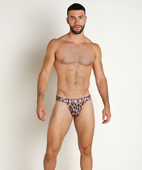 Skull & Bones Jockstrap Furry Animal Print