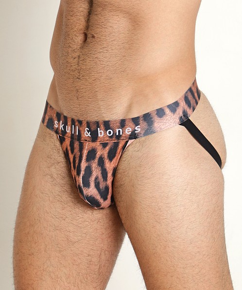 Skull & Bones Jockstrap Furry Animal Print