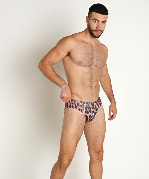 Skull & Bones Print Brief Furry Animal