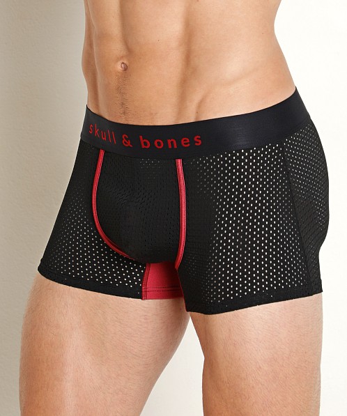 Skull & Bones Performance Mesh Trunk Black