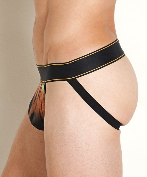 Skull & Bones Jockstrap Tiger Ombre Print