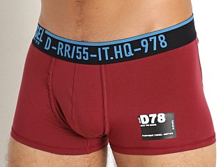 Model in burgundy Diesel Hero Trunk