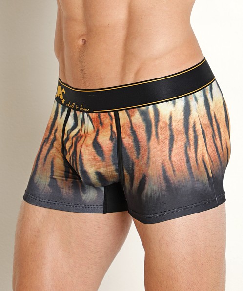 Skull & Bones Trunk Tiger Ombre Print