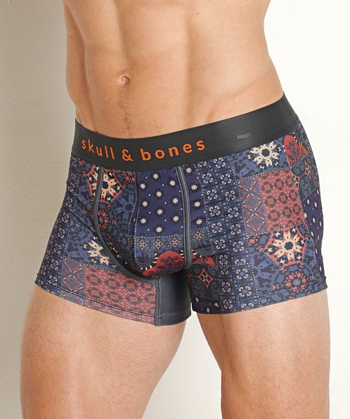 Skull & Bones Trunk Patchwork Print