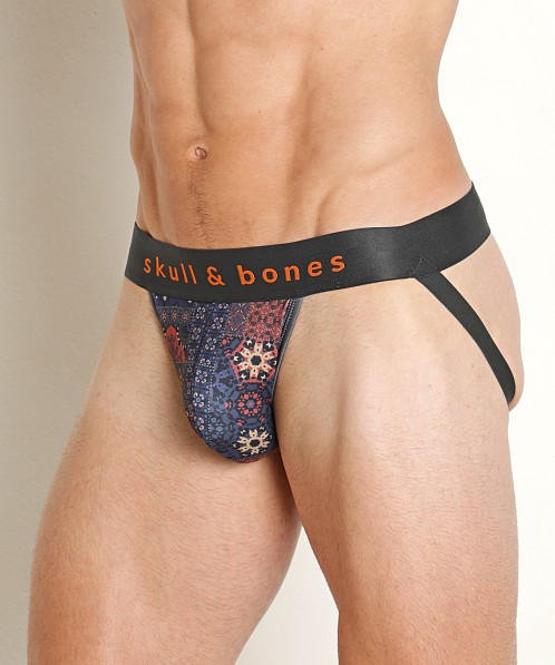 Skull & Bones Jockstrap Patchwork Print