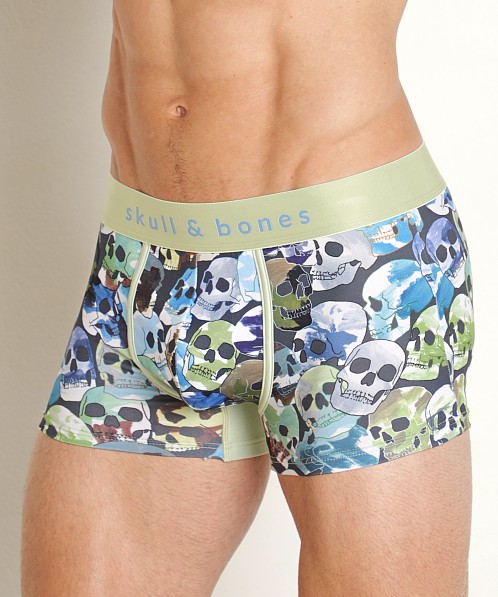 Skull & Bones Trunk Mosaic Skull Neon Print