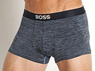 Model in powder heather Hugo Boss Micro Trunk