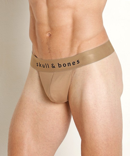 Skull & Bones Just The Bones Thong Tan