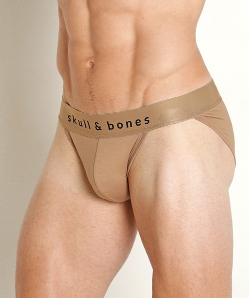 Skull & Bones Just The Bones Sport Brief Tan