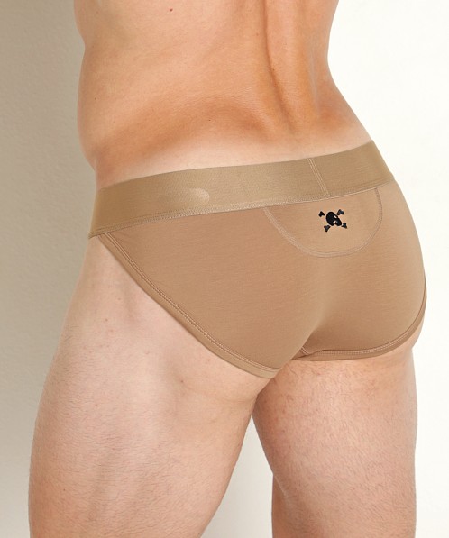 Skull & Bones Just The Bones Sport Brief Tan