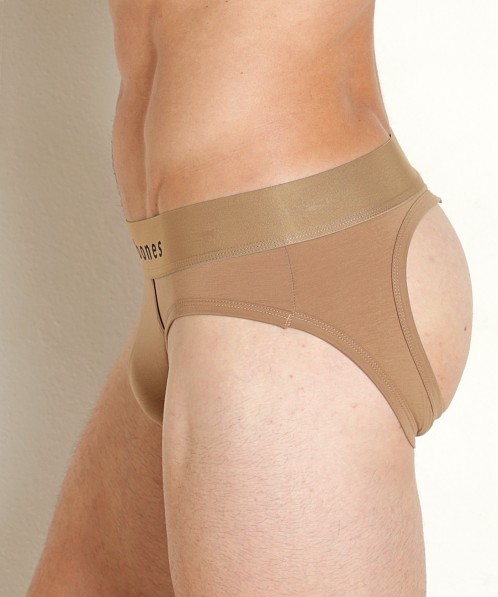 Skull & Bones Just The Bones Peek-A-Boo Brief Tan