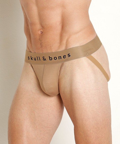 Skull & Bones Just The Bones Jockstrap Tan