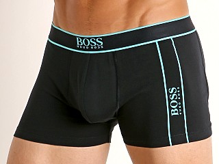 Model in navy Hugo Boss 24 Logo Trunk