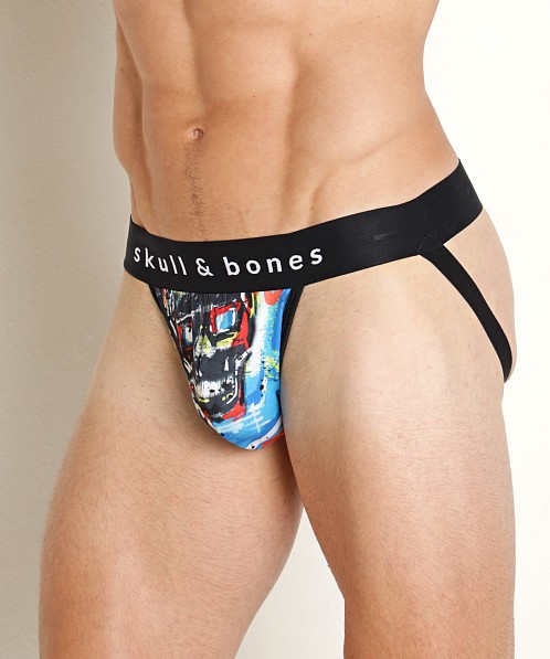 Skull & Bones Jockstrap East Village Graffiti Print