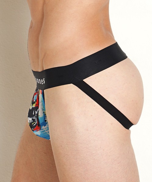 Skull & Bones Jockstrap East Village Graffiti Print