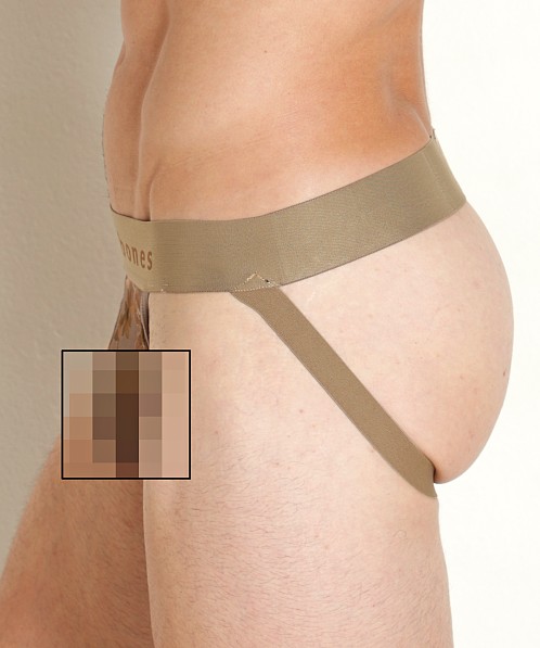 Skull & Bones Mesh Jockstrap Tan Dutch Floral Print