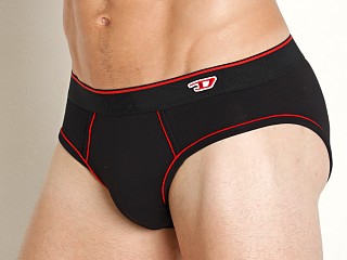 Model in black Diesel Andre Brief