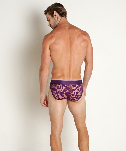 Skull & Bones Burnout Sport Brief Purple