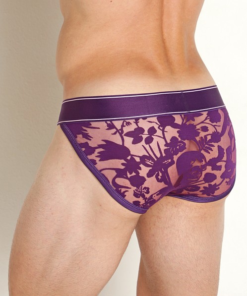 Skull & Bones Burnout Sport Brief Purple