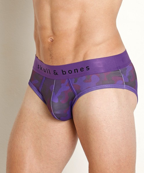 Skull & Bones Brief Purple Camo