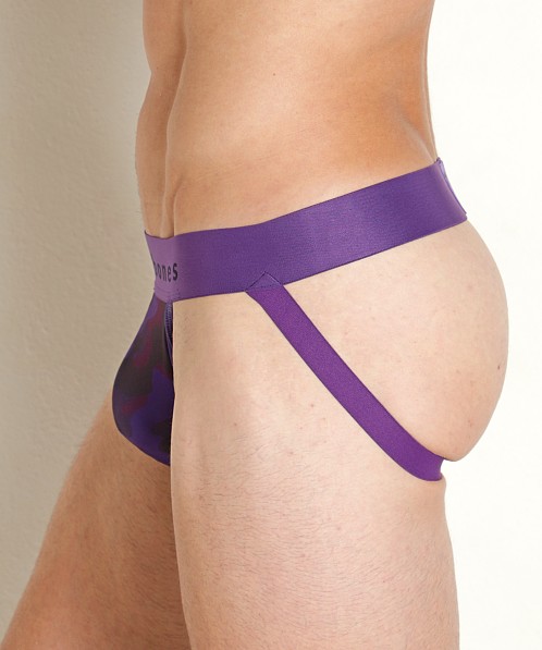 Skull & Bones Jockstrap Purple Camo