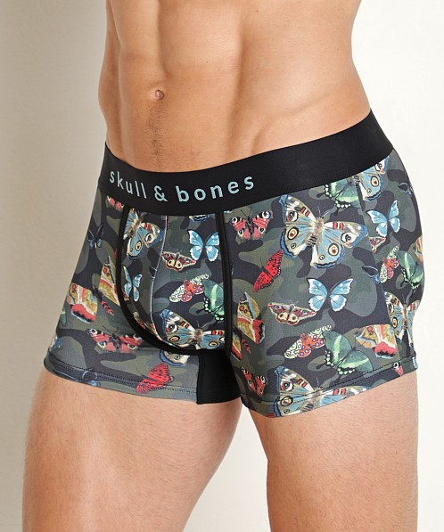 Skull & Bones Trunk Camo Butterfly Print