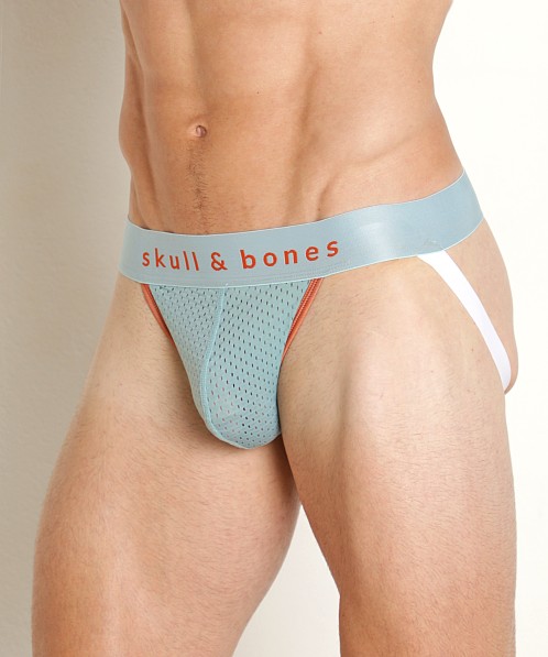 Skull & Bones Mesh Jockstrap Agate