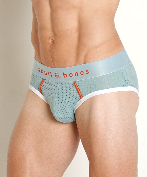 Skull & Bones Mesh Brief Agate