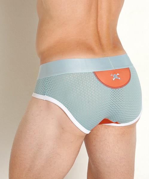 Skull & Bones Mesh Brief Agate