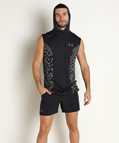 Under Armour Baseline Tank Hoodie Black