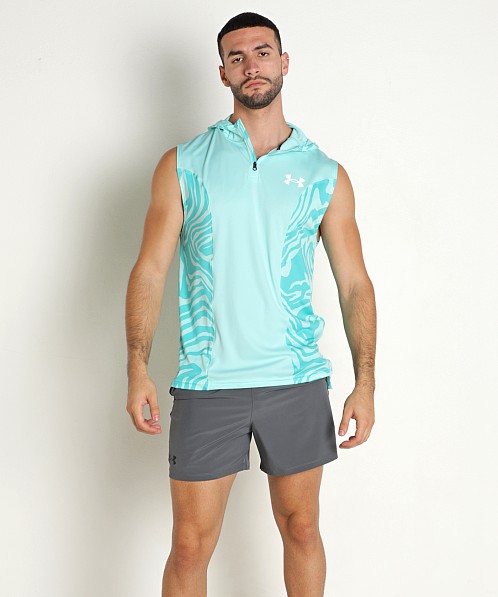 Under Armour Baseline Tank Hoodie Neo Turquoise