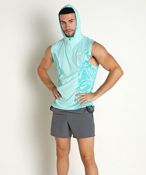 Under Armour Baseline Tank Hoodie Neo Turquoise