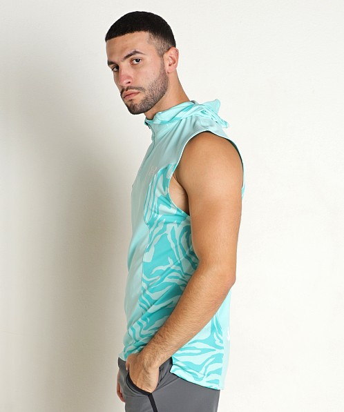 Under Armour Baseline Tank Hoodie Neo Turquoise