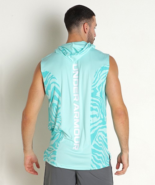 Under Armour Baseline Tank Hoodie Neo Turquoise