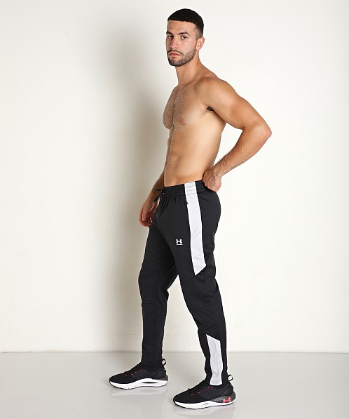 Under Armour Tricot Track Pants Black-White