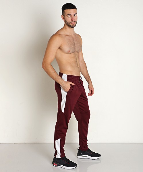 Under Armour Tricot Track Pants Dark Maroon