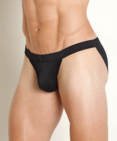 Modus Vivendi Curved Line Tanga Brief Black