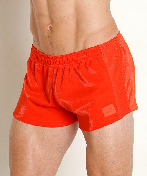 Modus Vivendi Curved Line Liquid 80's Short Orange