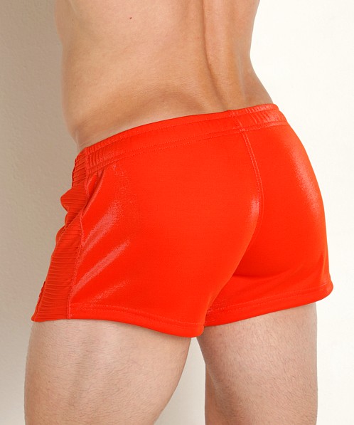 Modus Vivendi Curved Line Liquid 80's Short Orange